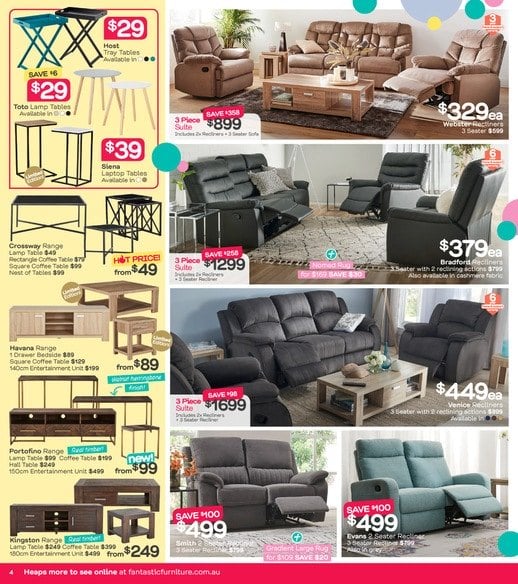 Fantastic Furniture Boxing Day Sale 2019