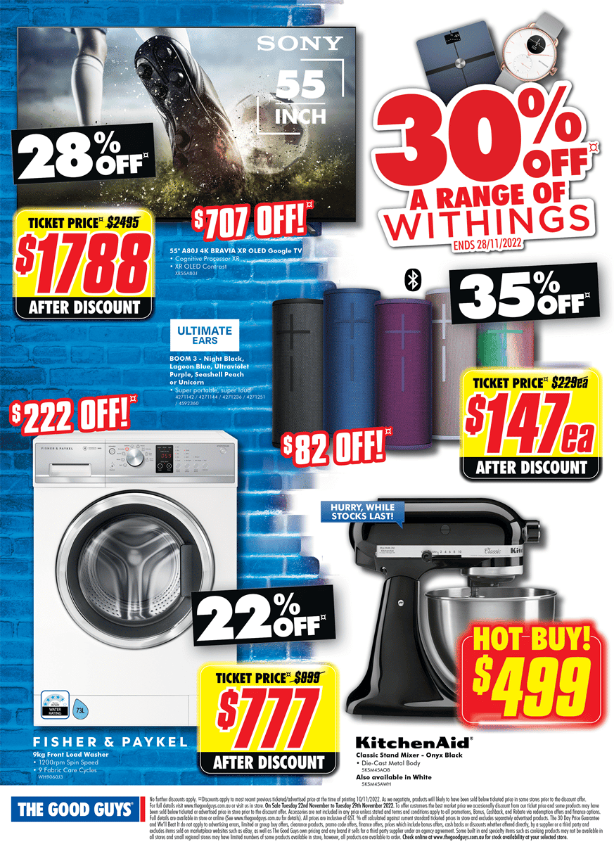 The Good Guys Black Friday Sale 2023