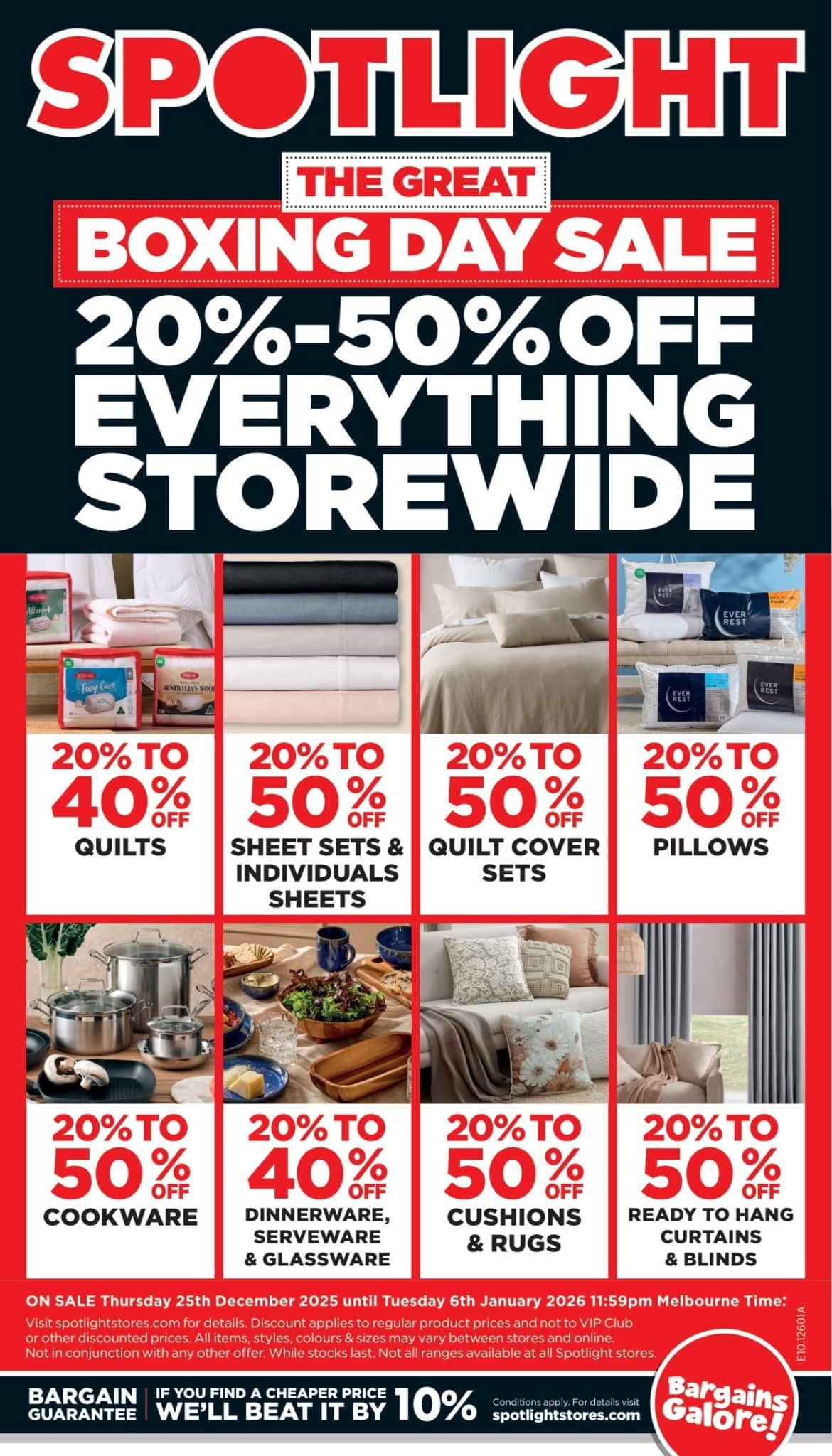 Spotlight Boxing Day Sale 2025