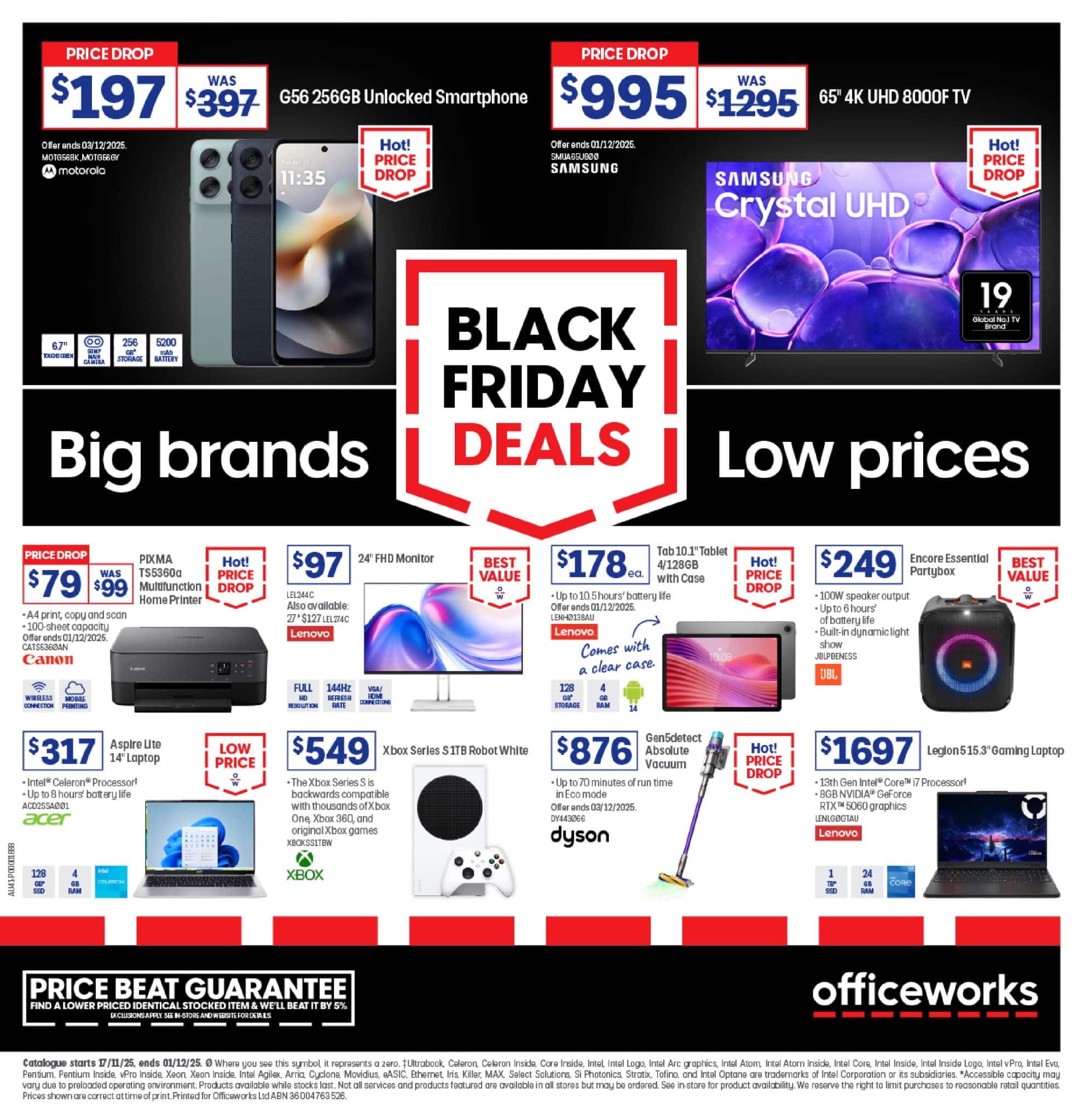 Officeworks Black Friday Sale 2025