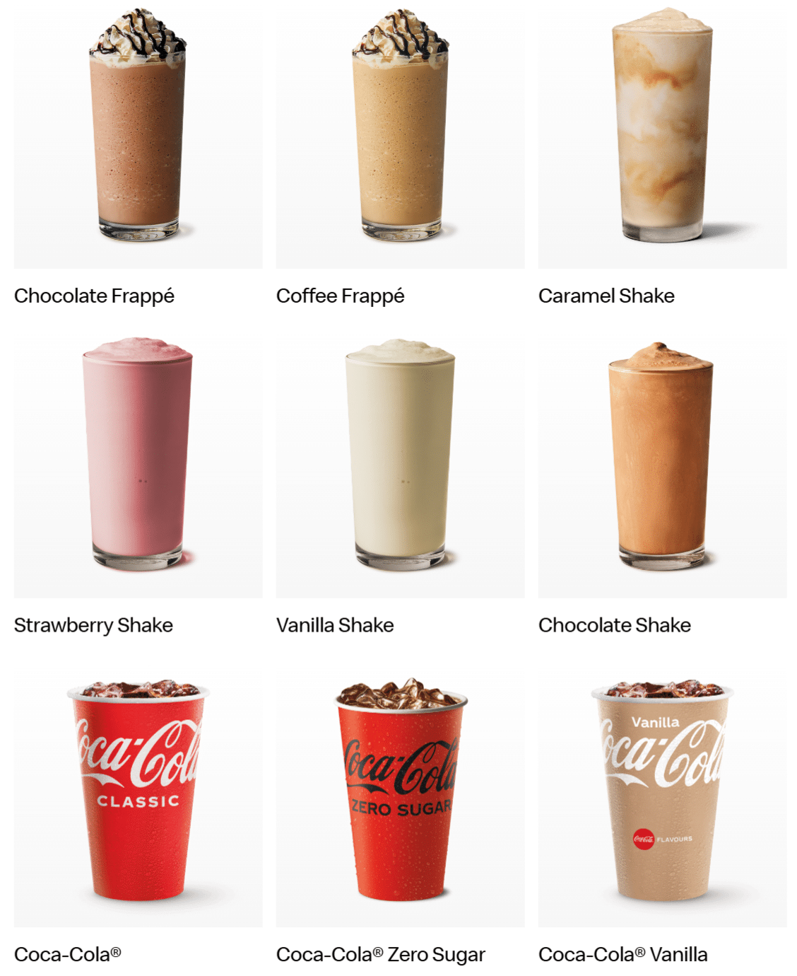 McDonald's Menu with Prices - Macca's Menu Australia