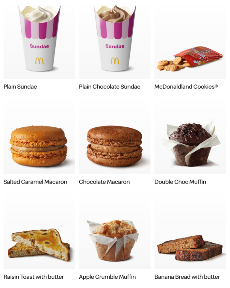 McDonald's Menu with Prices - Macca's Menu Australia