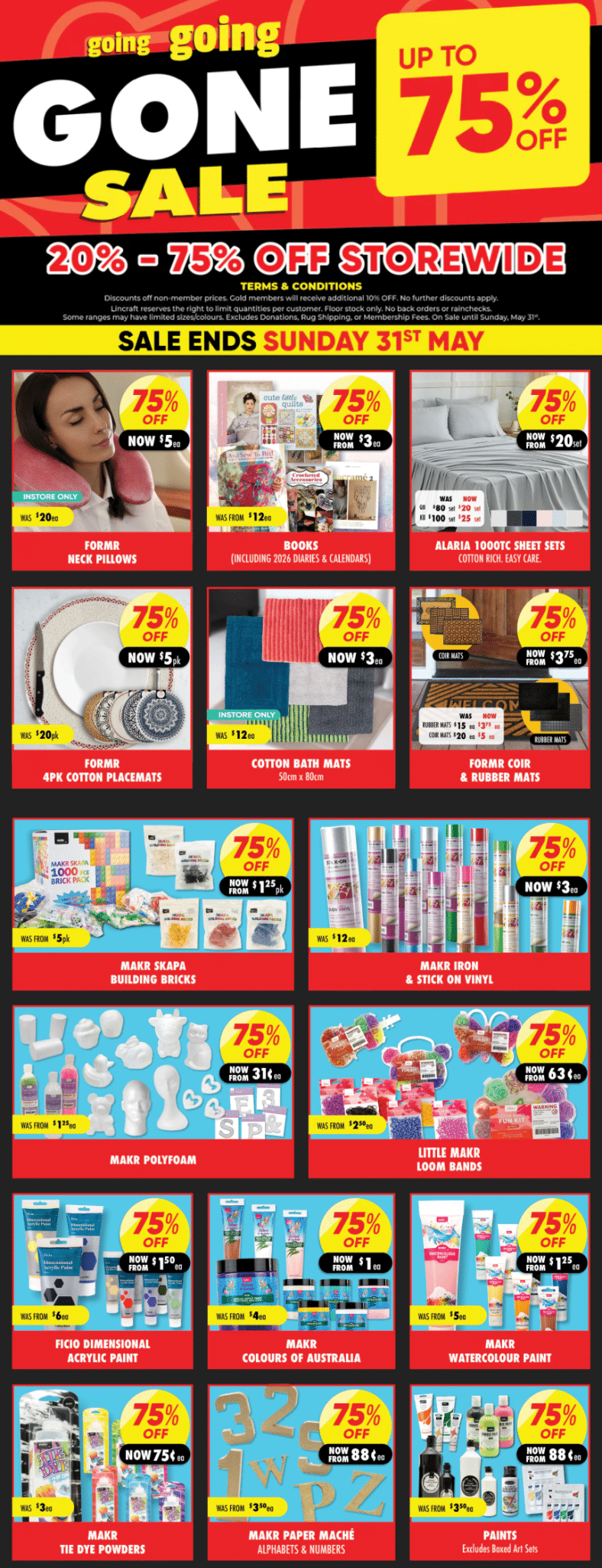 Lincraft Catalogue