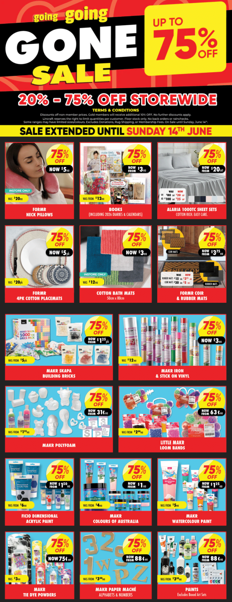 Lincraft Catalogue