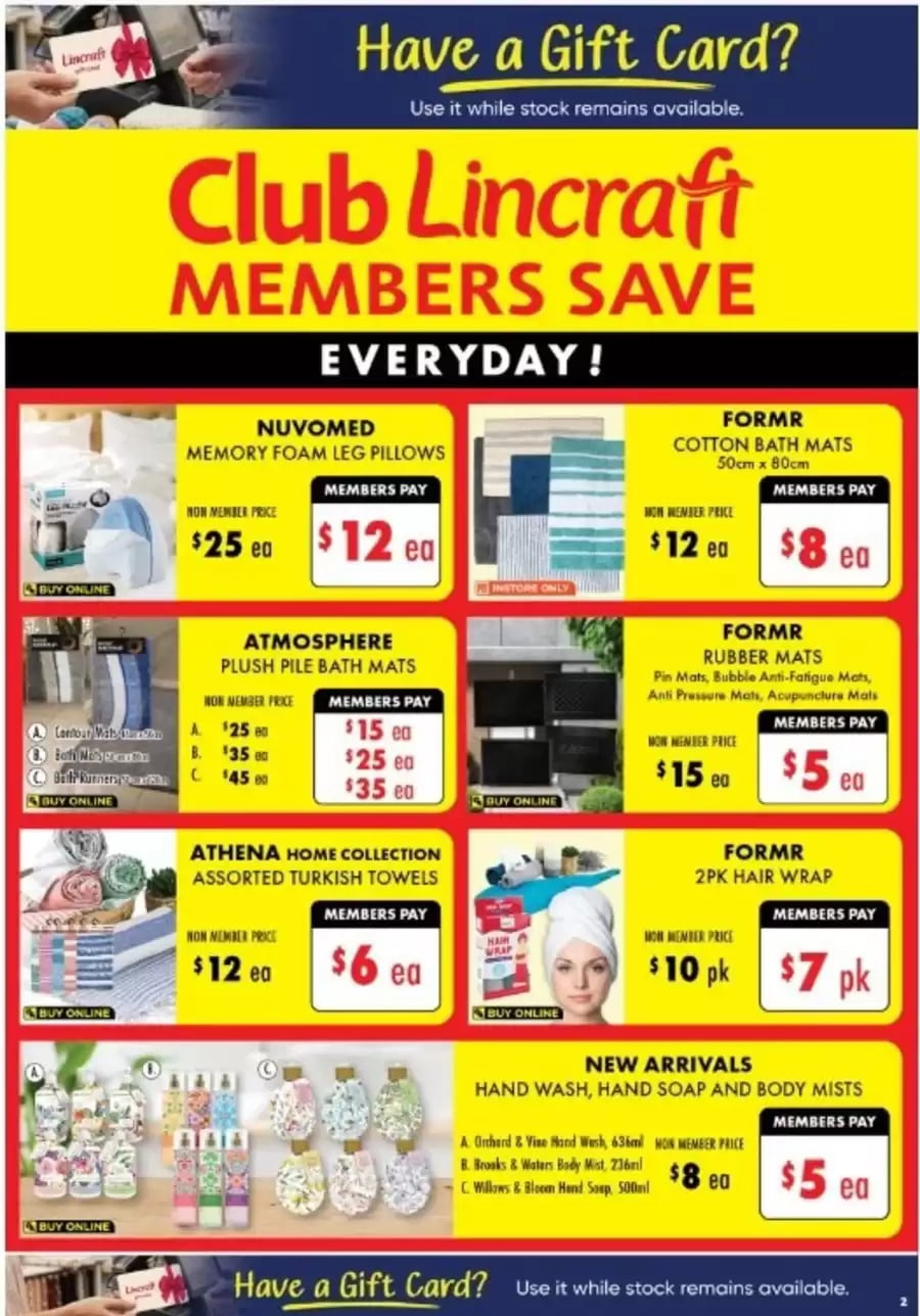 Lincraft Catalogue