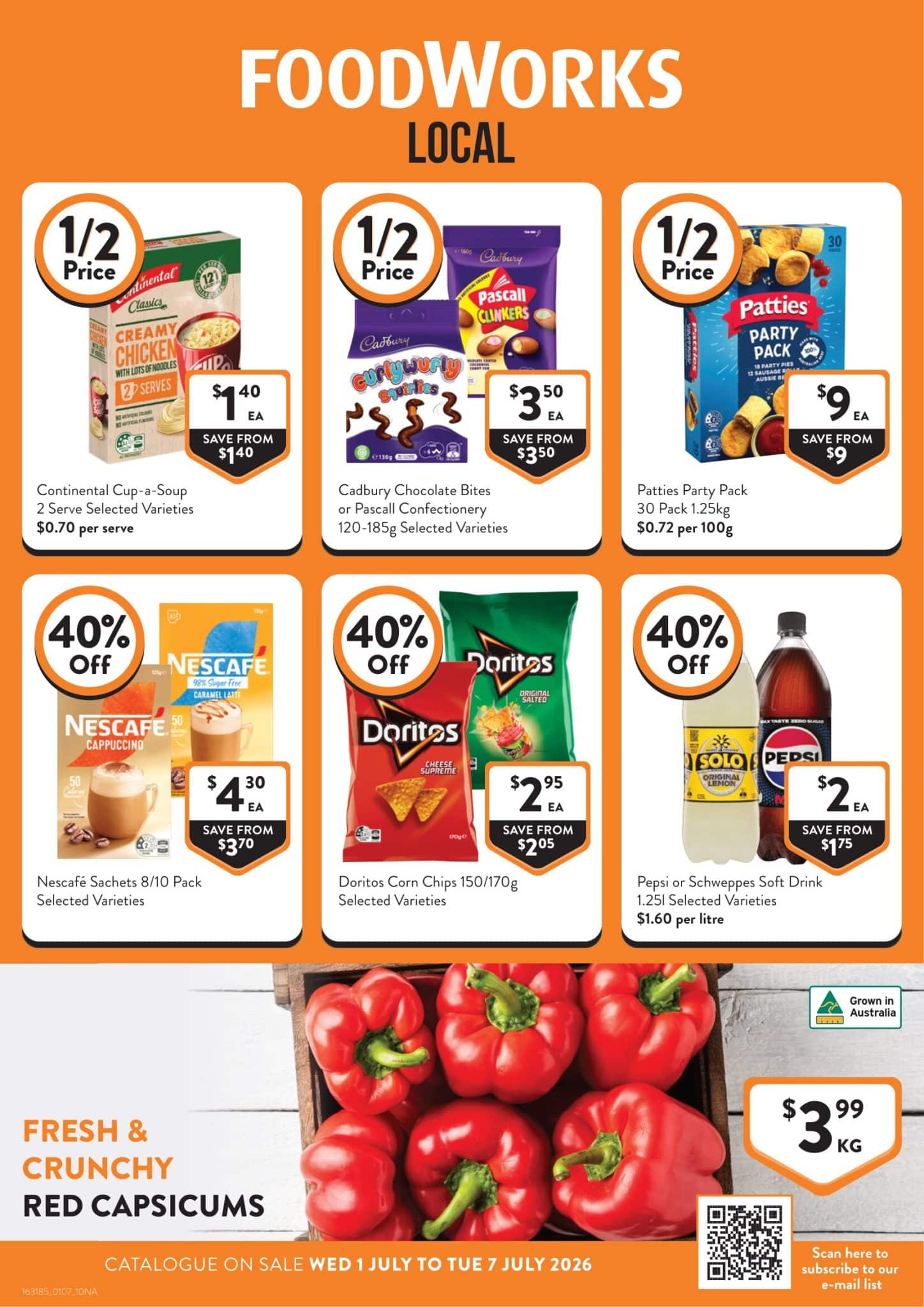 FoodWorks Catalogue