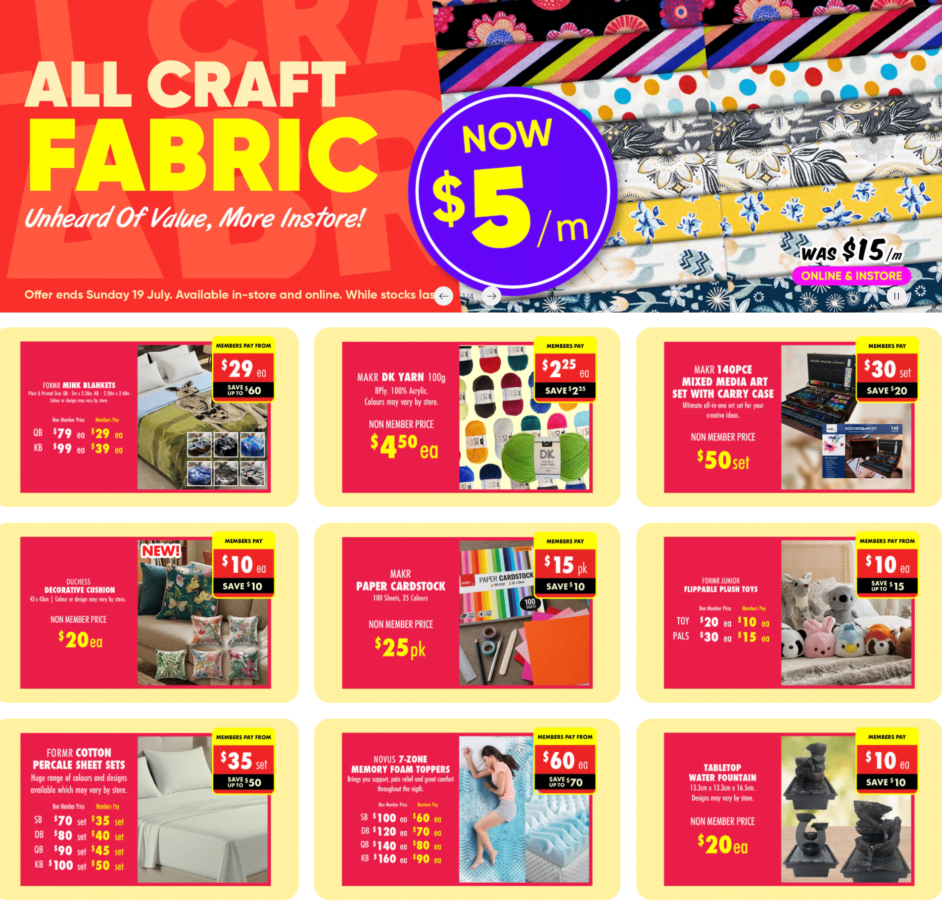 Lincraft Catalogue