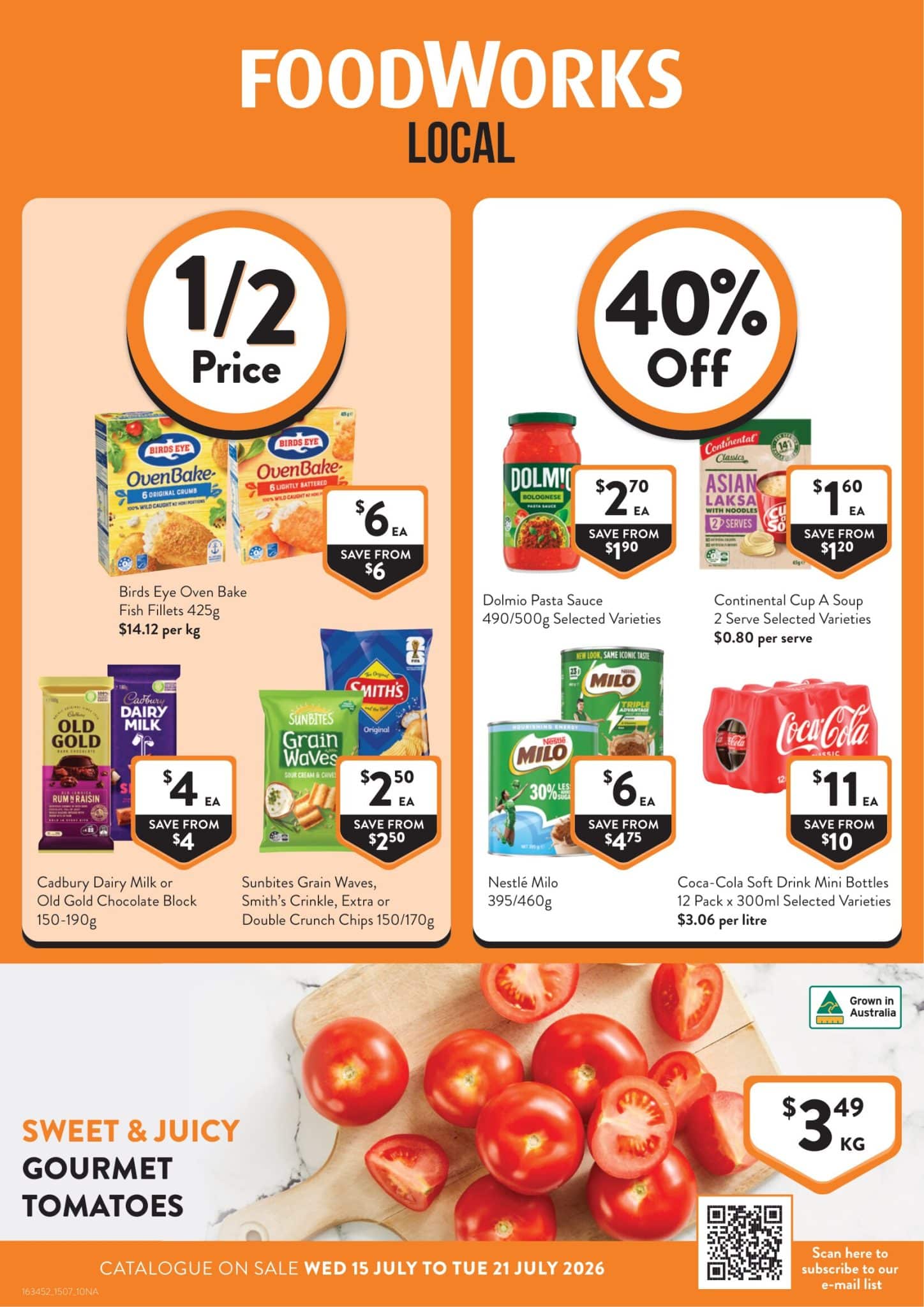 FoodWorks Catalogue