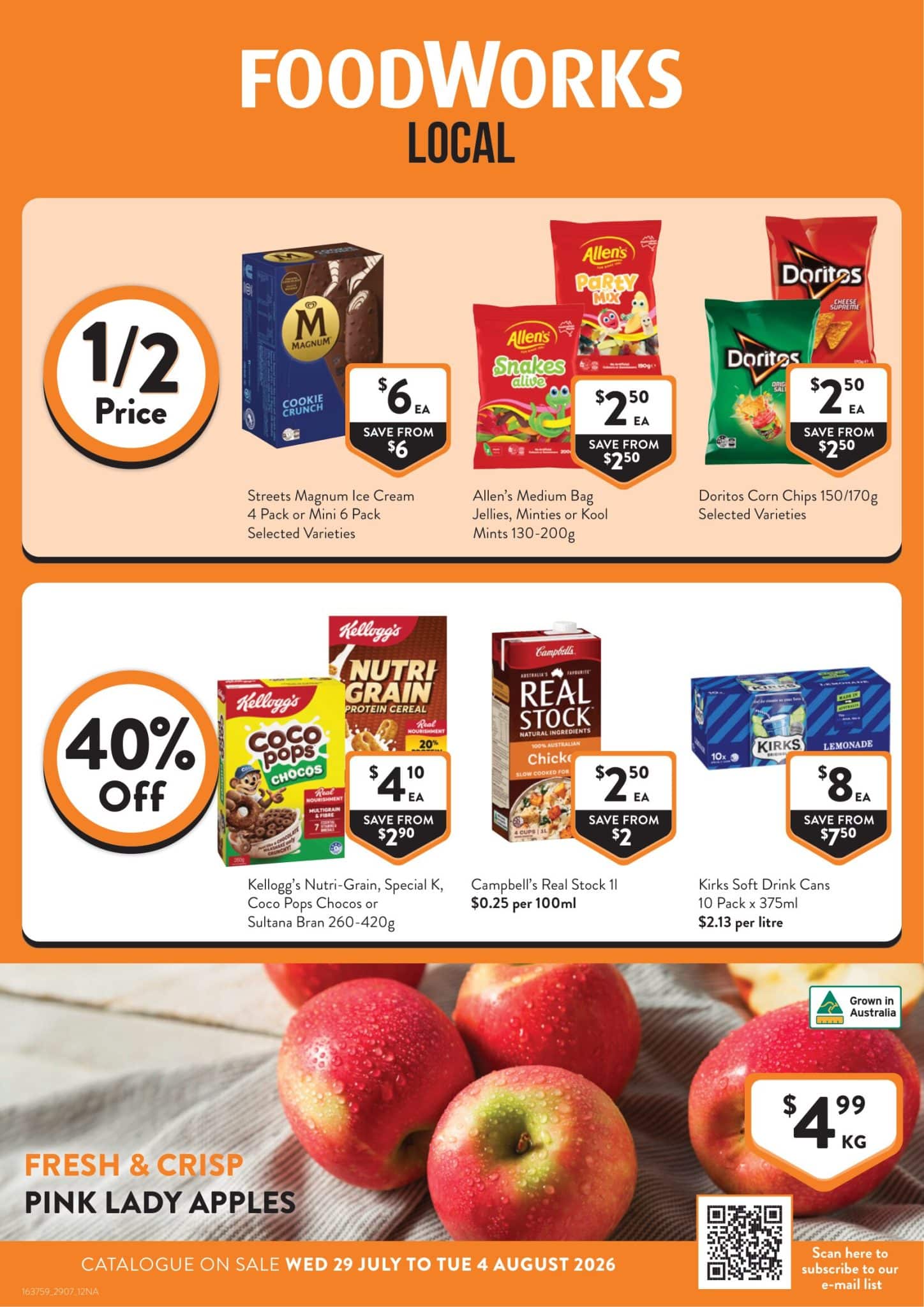 FoodWorks Catalogue