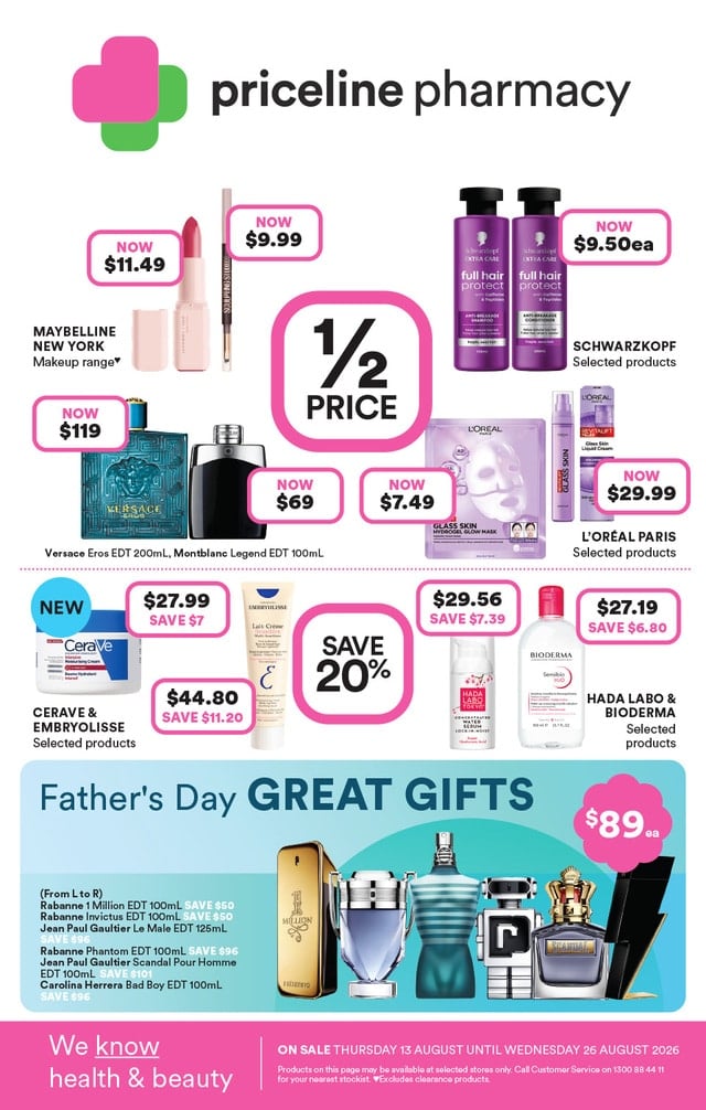 Priceline Catalogue