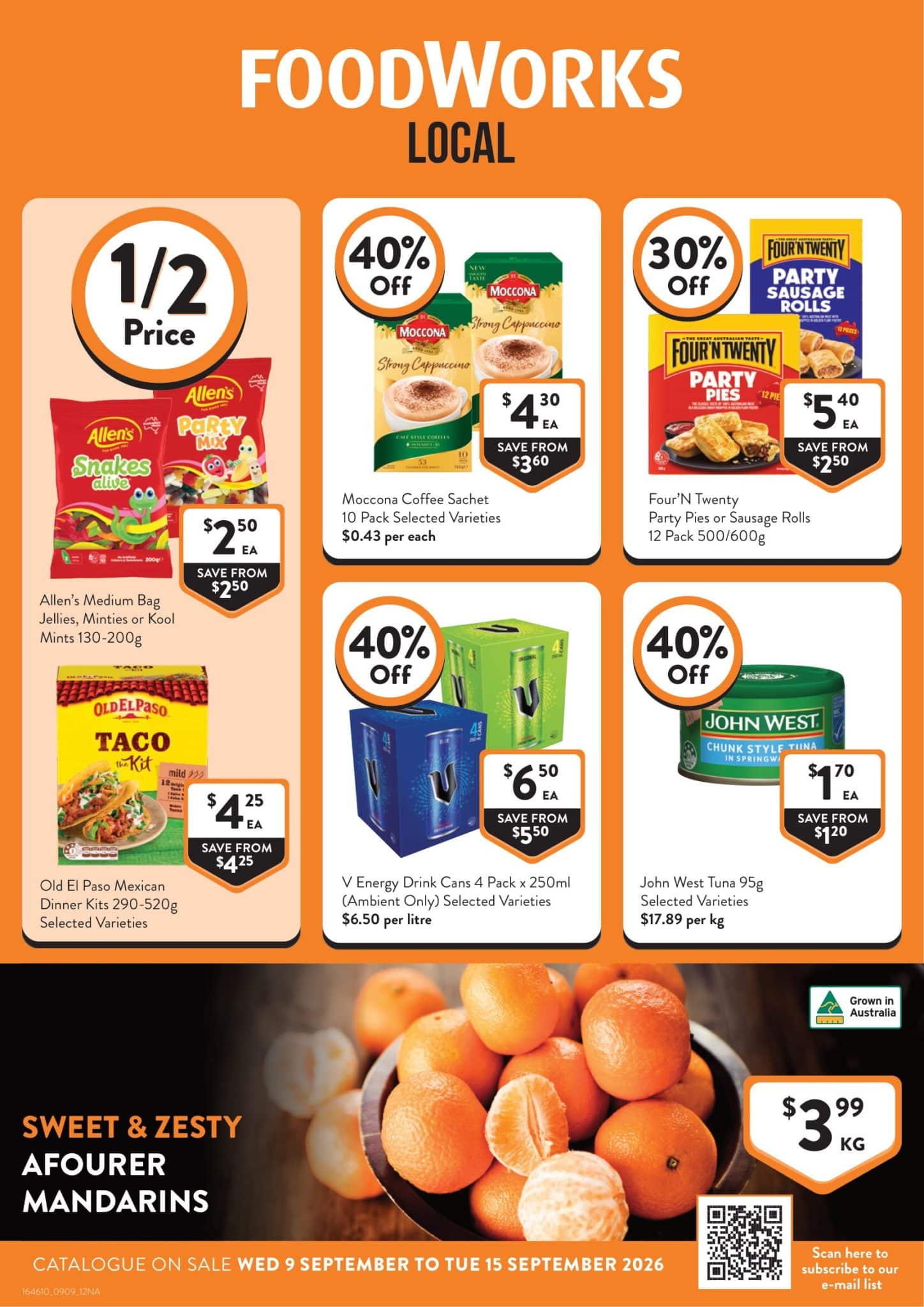 FoodWorks Catalogue