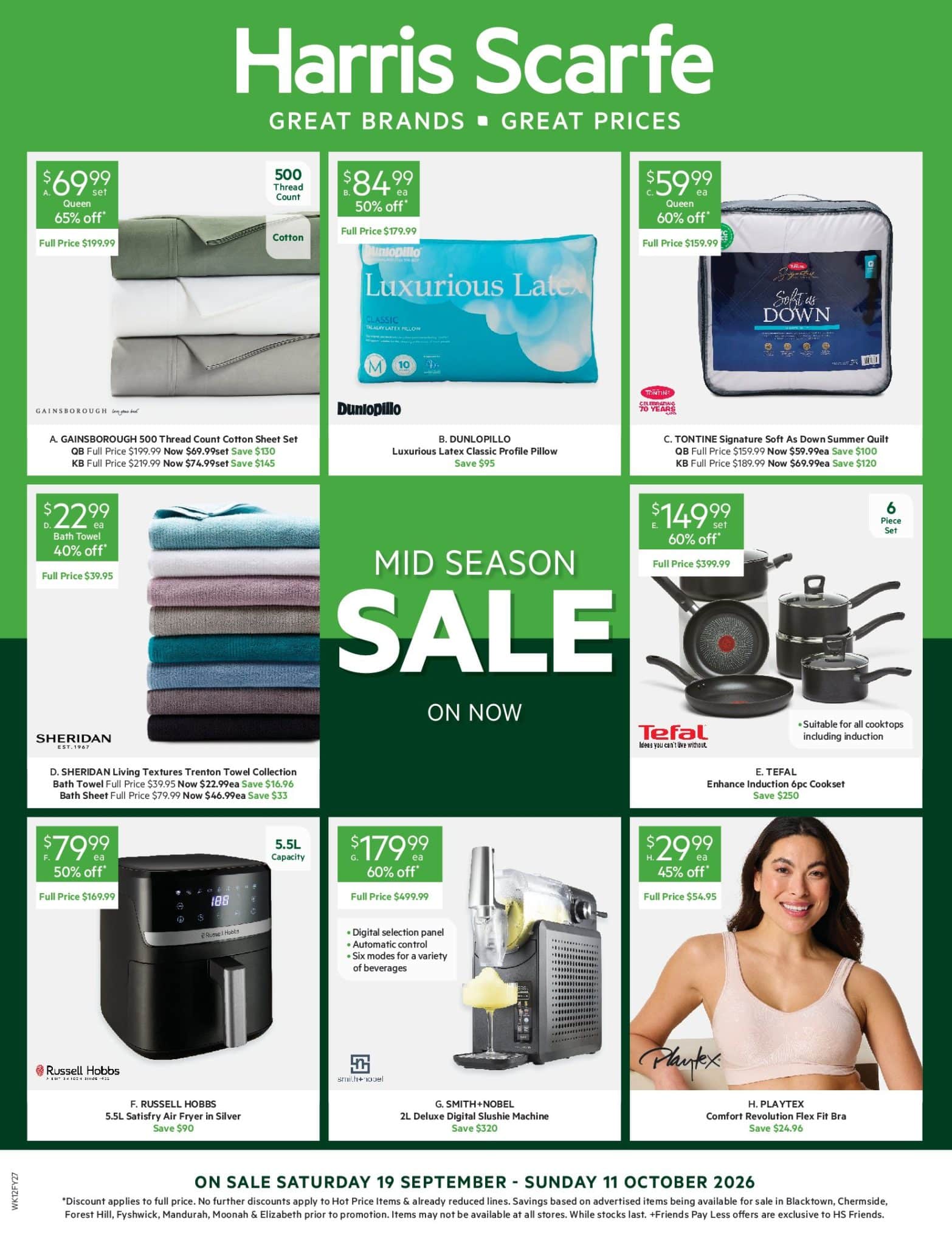 Harris Scarfe Specials